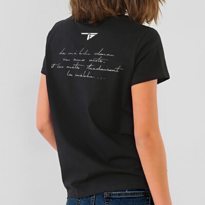 Boutique | T-shirt femme (verso) | Harmonie (Trigones Plus - Rock)