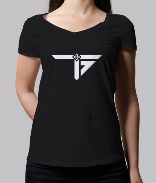 Boutique | T-shirt Femme Logo Recto | Trigones Plus | Rock