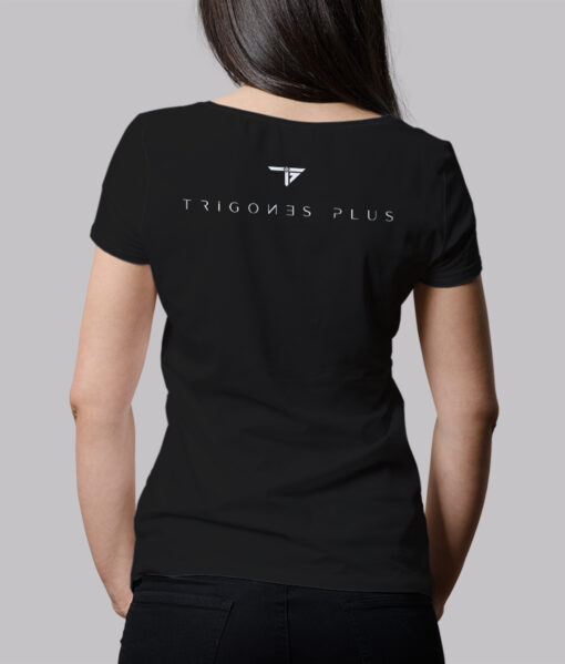 Boutique | T-shirt Femme Logo Verso | Trigones Plus | Rock
